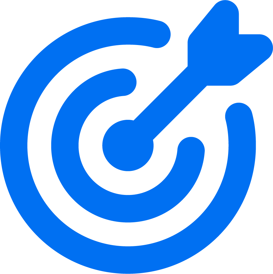 target group blue icon